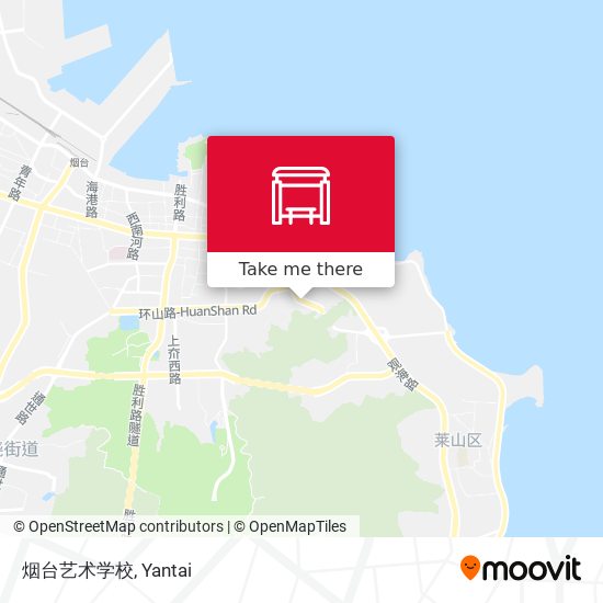烟台艺术学校 map