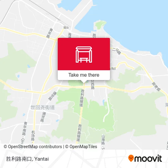 胜利路南口 map