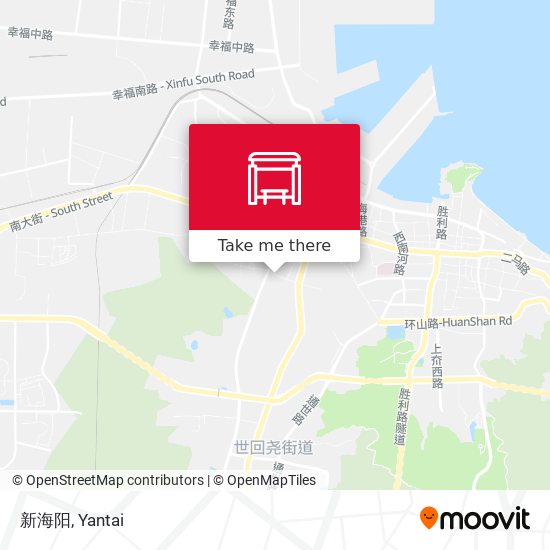 新海阳 map