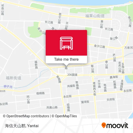 海信天山郡 map