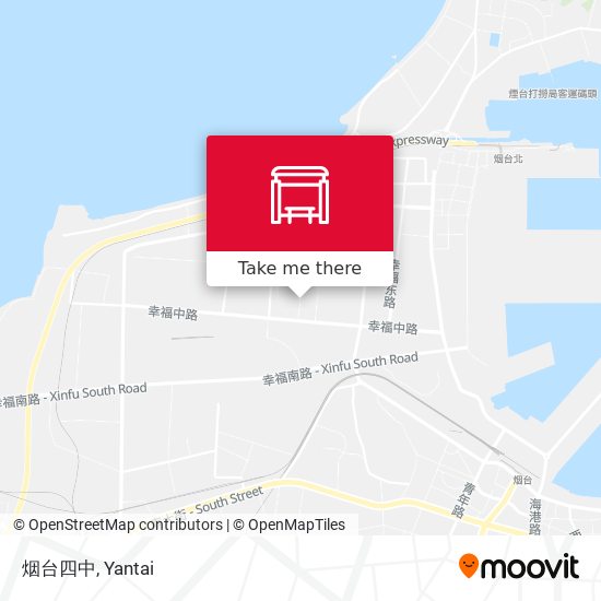 烟台四中 map