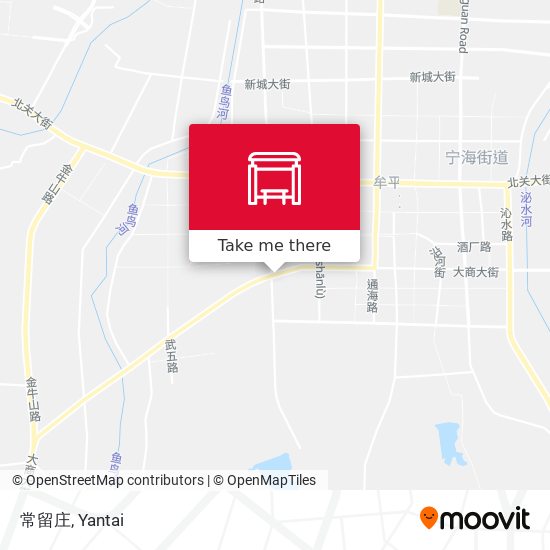 常留庄 map