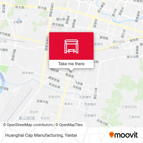 Huanghai Cap Manufacturing map