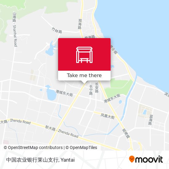 中国农业银行莱山支行 map