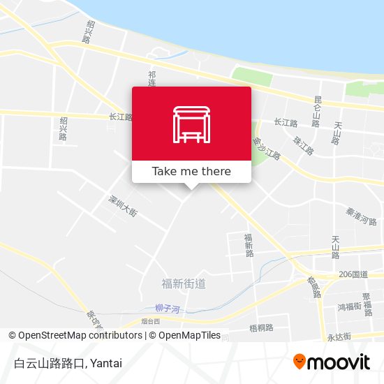 白云山路路口 map