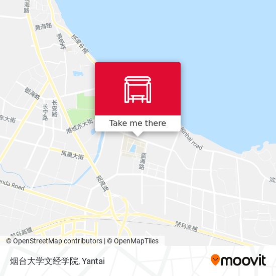 烟台大学文经学院 map