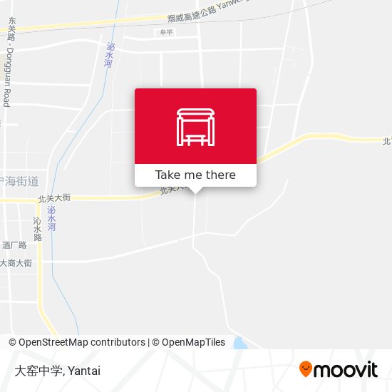 大窑中学 map