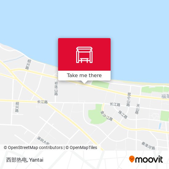 西部热电 map