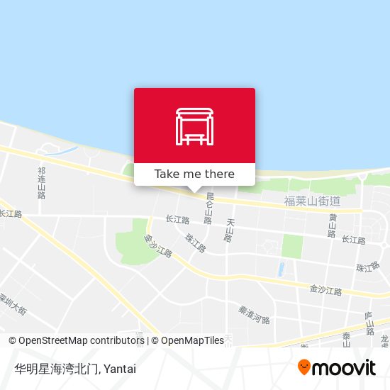 华明星海湾北门 map
