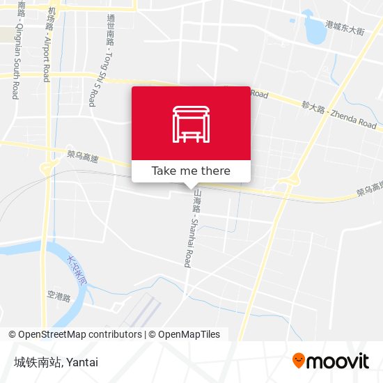 城铁南站 map