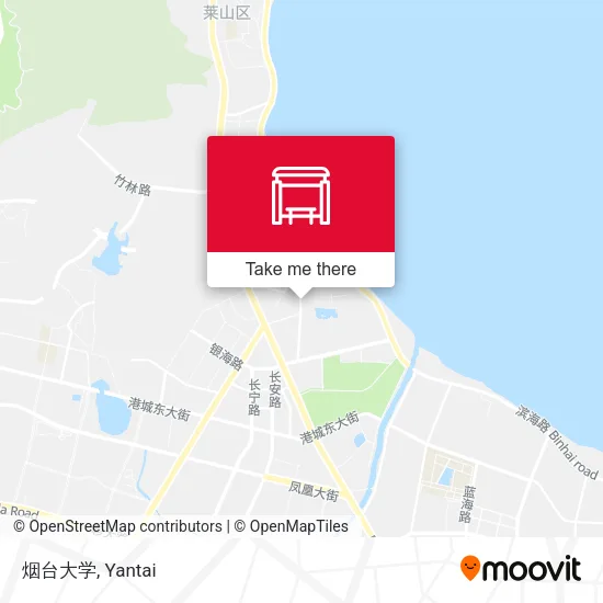 烟台大学 map