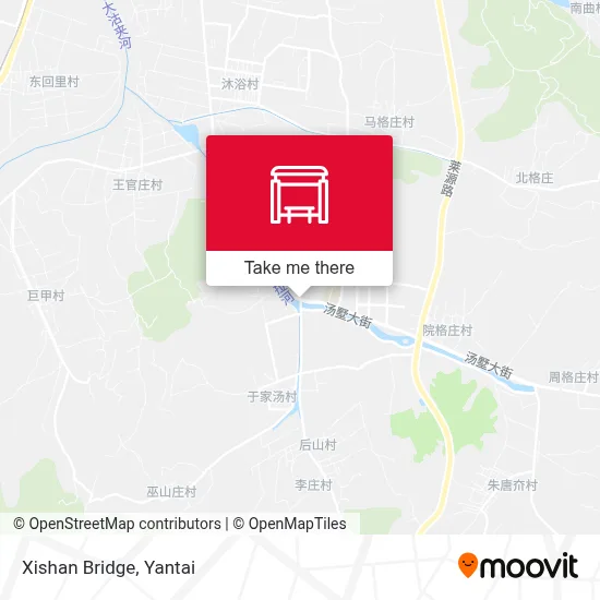Xishan Bridge map