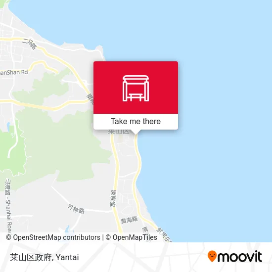 莱山区政府 map