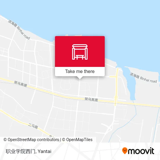 职业学院西门 map