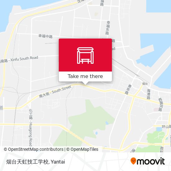 烟台天虹技工学校 map