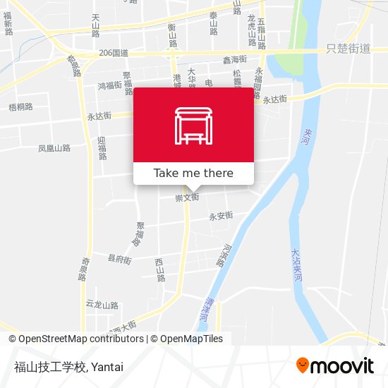 福山技工学校 map