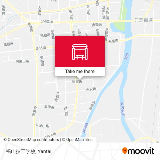 福山技工学校 map