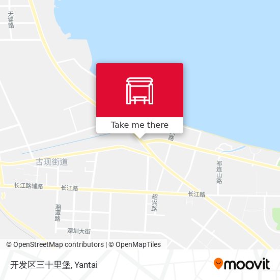 开发区三十里堡 map
