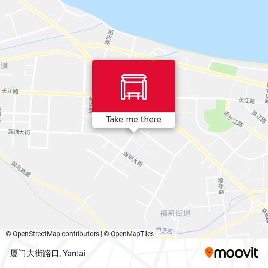 厦门大街路口 map
