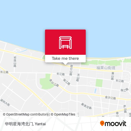 华明星海湾北门 map