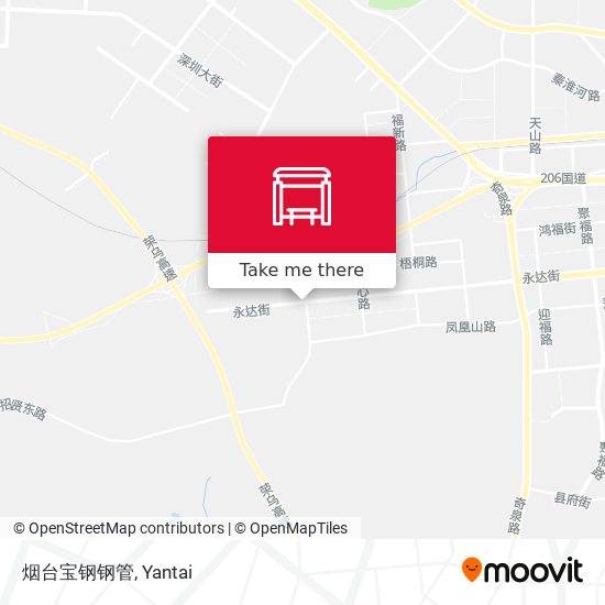 烟台宝钢钢管 map