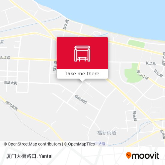 厦门大街路口 map