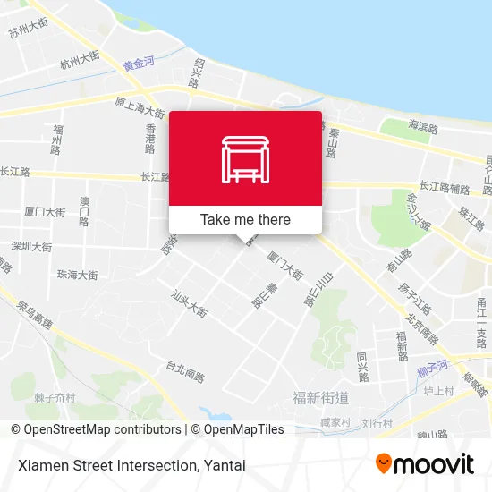 Xiamen Street Intersection map