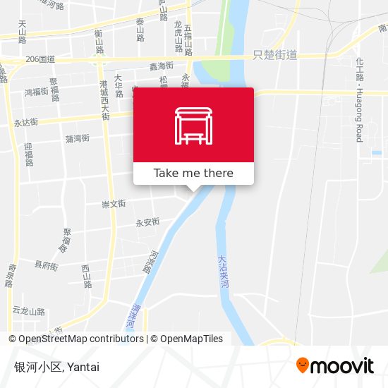 银河小区 map