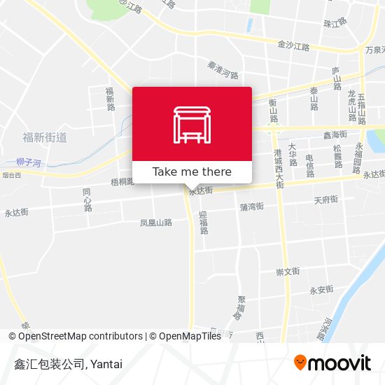鑫汇包装公司 map