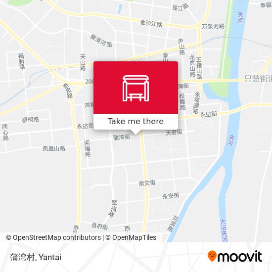 蒲湾村 map