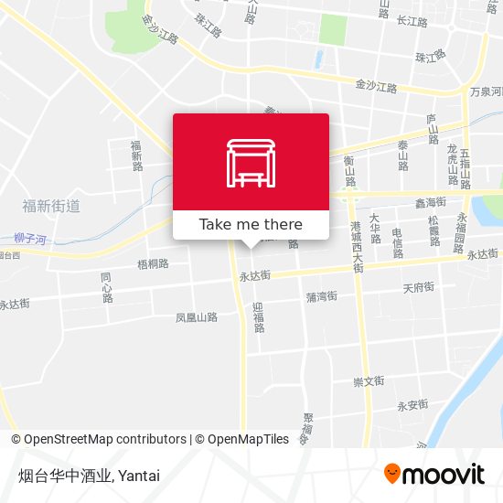 烟台华中酒业 map