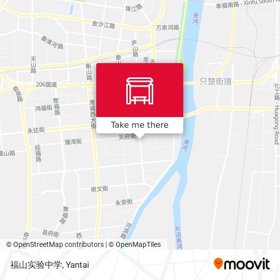 福山实验中学 map