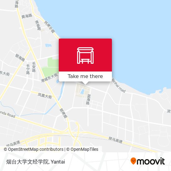烟台大学文经学院 map
