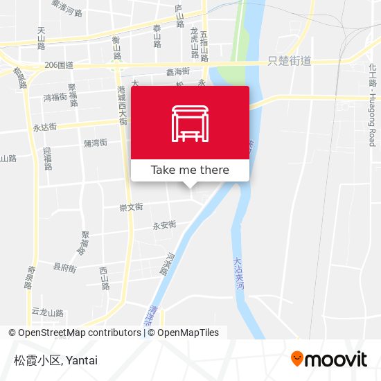 松霞小区 map