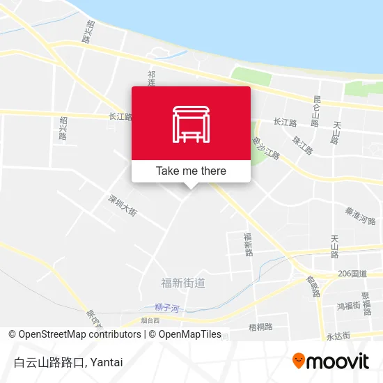 白云山路路口 map