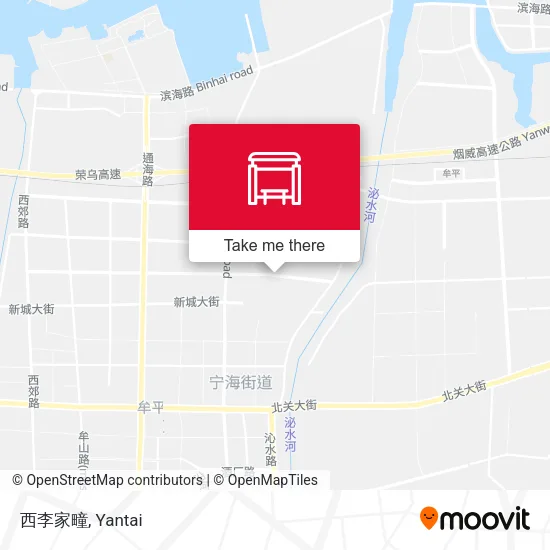 西李家疃 map
