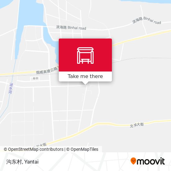沟东村 map