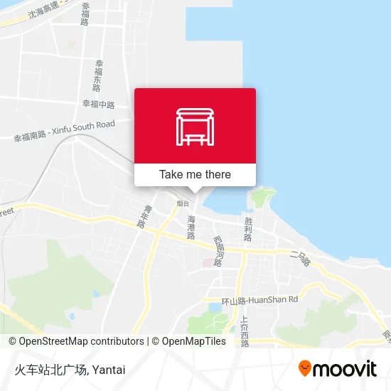 火车站北广场 map