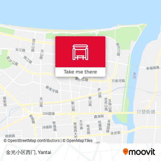 金光小区西门 map
