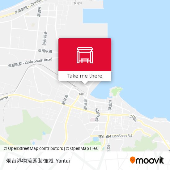 烟台港物流园装饰城 map