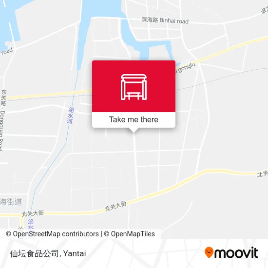 仙坛食品公司 map