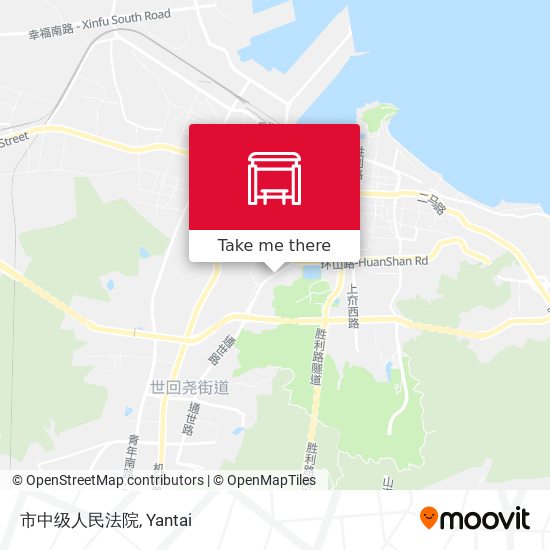 市中级人民法院 map