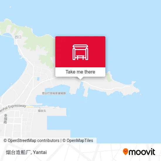 烟台造船厂 map