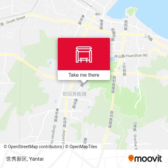 世秀新区 map