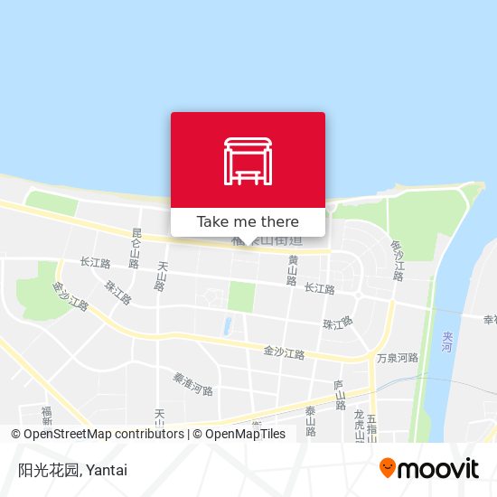 阳光花园 map