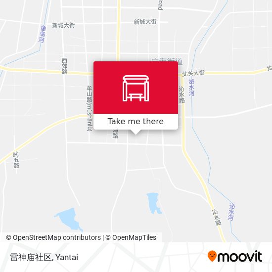 雷神庙社区 map