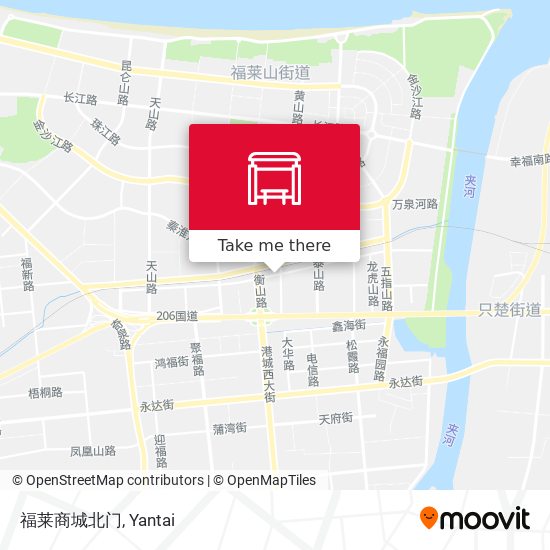 福莱商城北门 map