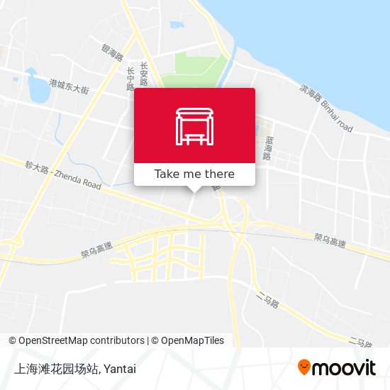 上海滩花园场站 map