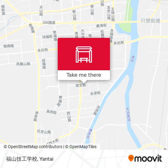 福山技工学校 map