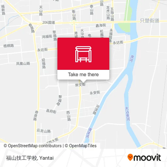 福山技工学校 map